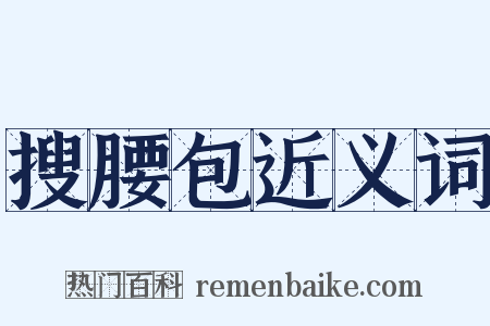 搜腰包近义词是什么意思的图片